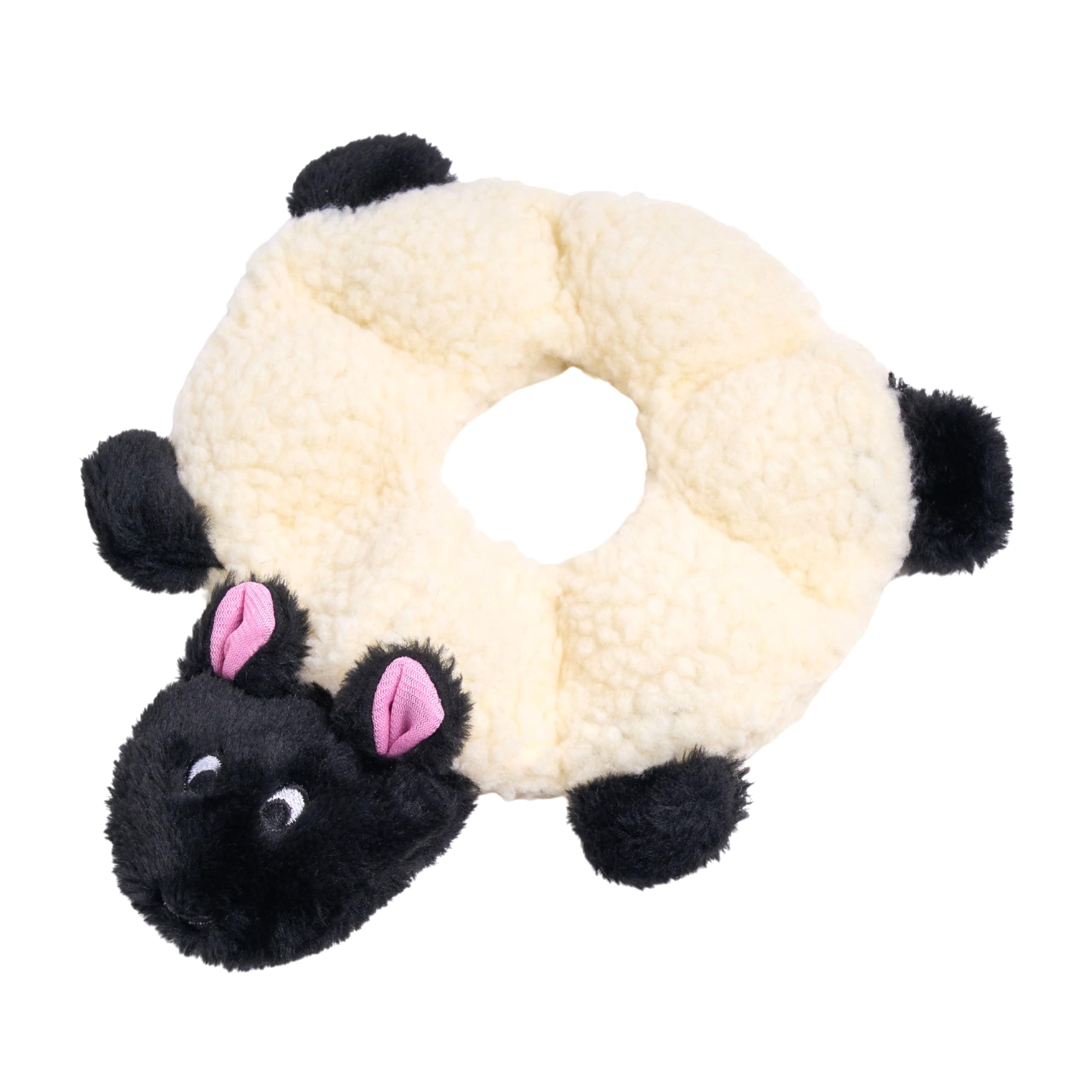 ZippyPaws Loopy Sheep vue avant montrant visage adorable et attrait visuel