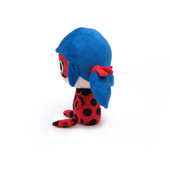 ZippyPaws Miraculous Ladybug gros plan tissu double épaisseur montrant durabilité
