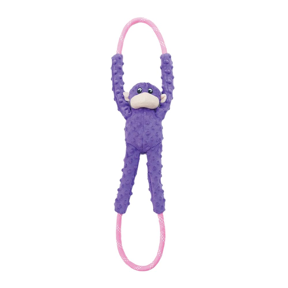 ZippyPaws face du singe violet montrant le design et la sécurité