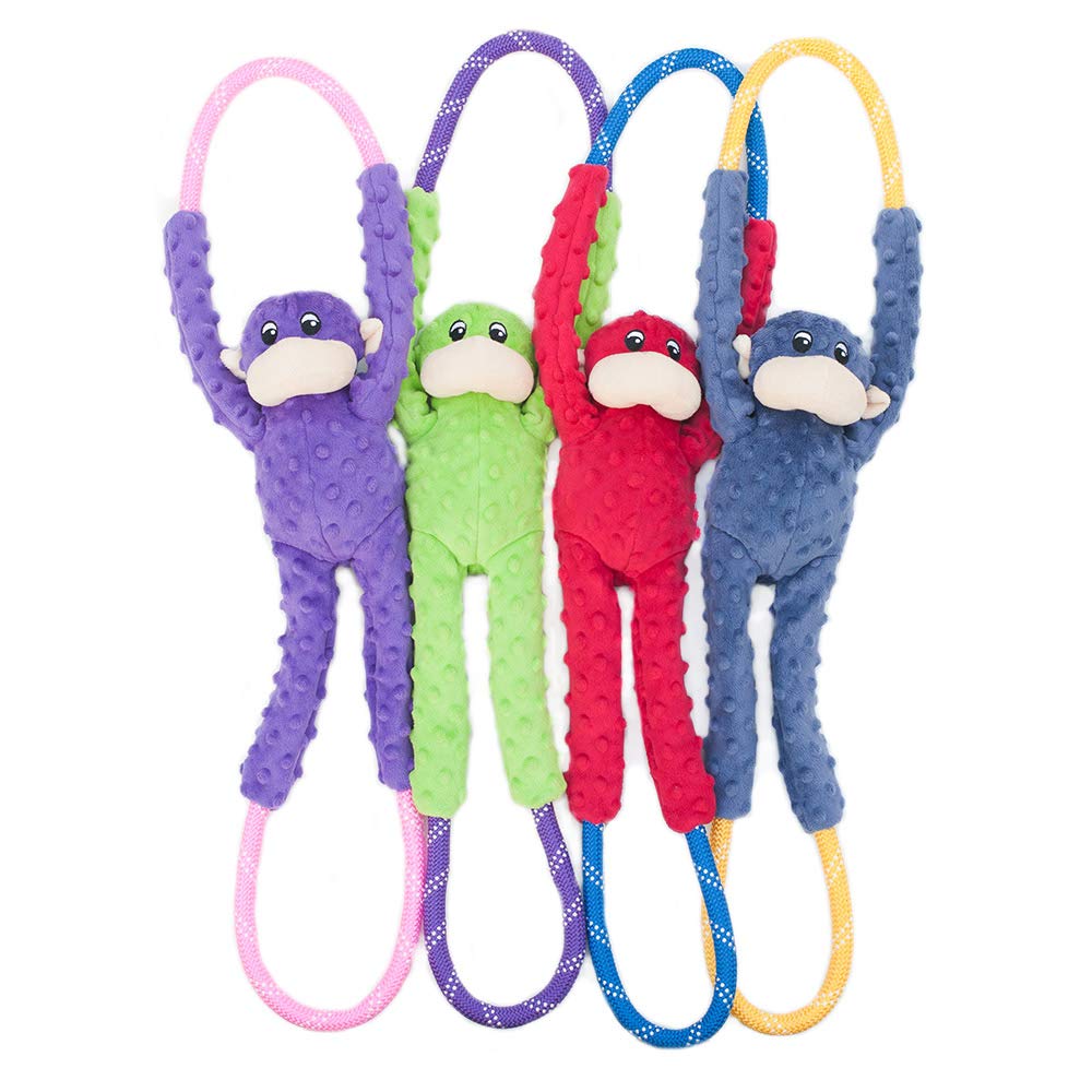 ZippyPaws comparaison d'échelle montrant dimensions 28x5x5 pouces pour référence