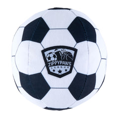 ZippyPaws ballon face avant montrant design football et attrait visuel