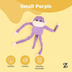 ZippyPaws comparaison taille avec un petit chien montrant portabilité