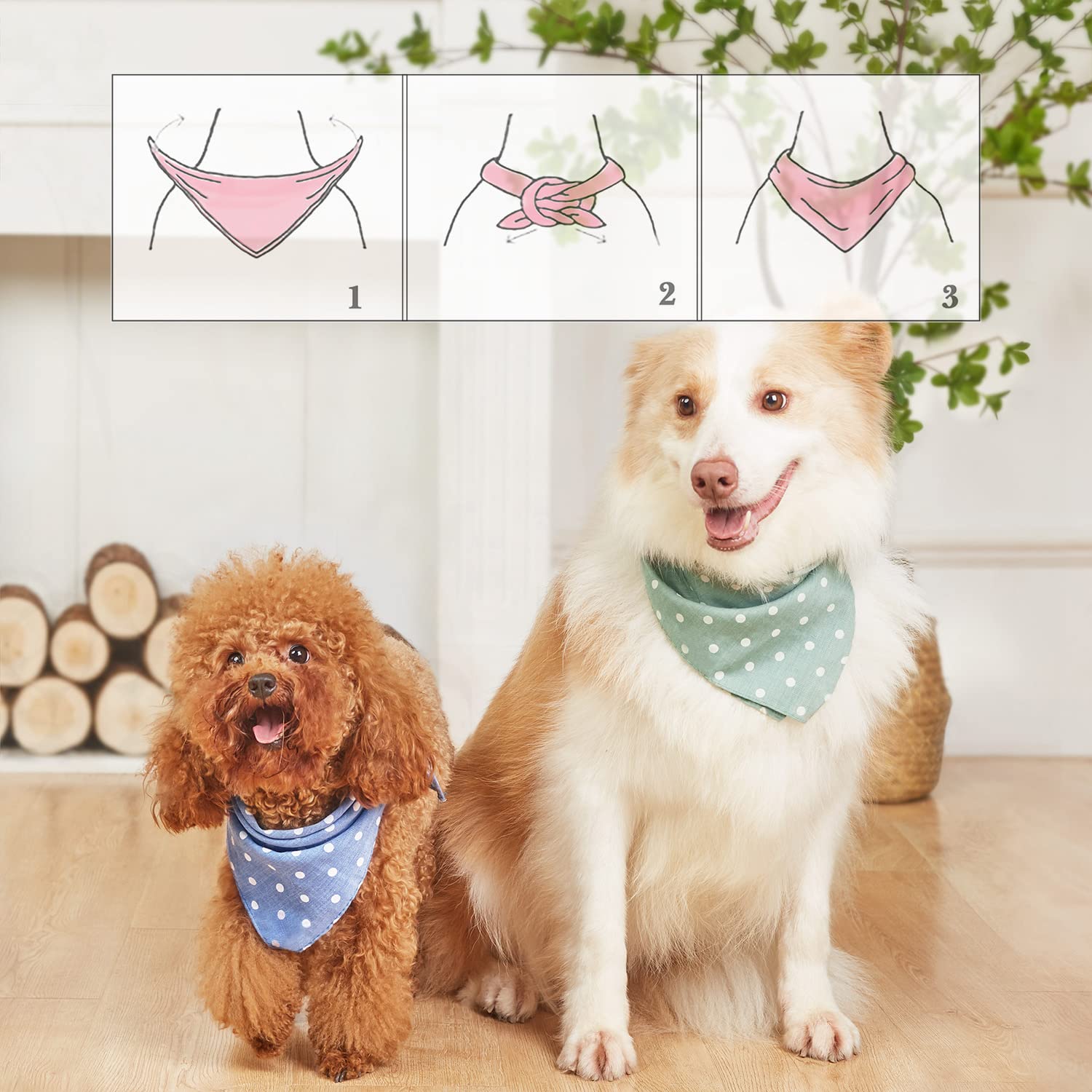 ZIRVYIR texture coton douce, toucher confortable pour animal