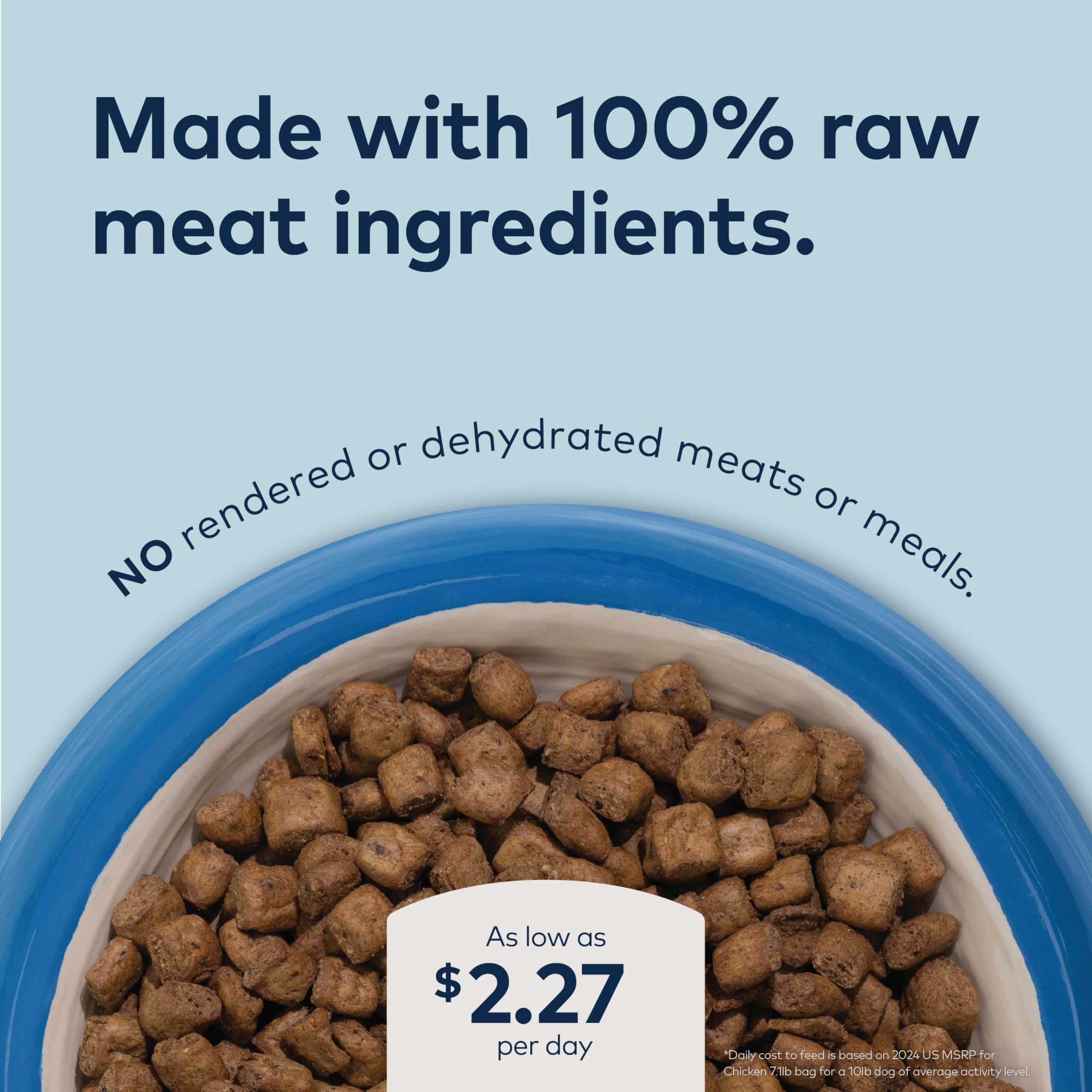 ZIWI comparaison de taille des morceaux pour contrôle des portions
