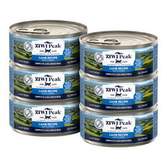 ZIWI packaging avant agneau montrant boîte et étiquette, confiance d'origine
