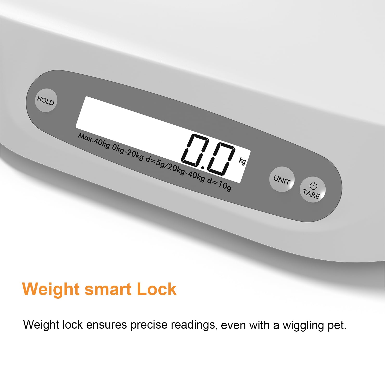 ZLZDIGIH-XB comparaison de taille montrant échelle et capacité 40 g–40 kg