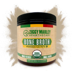 ZMA PETS Ziggy Marley emballage avant montrant le produit bio et pratique