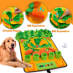 ZMUBB chien en train de chercher friandises, favorise lenteur de l'alimentation