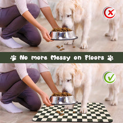 Zoeeya bord du tapis montrant finition empêchant débordements de liquide