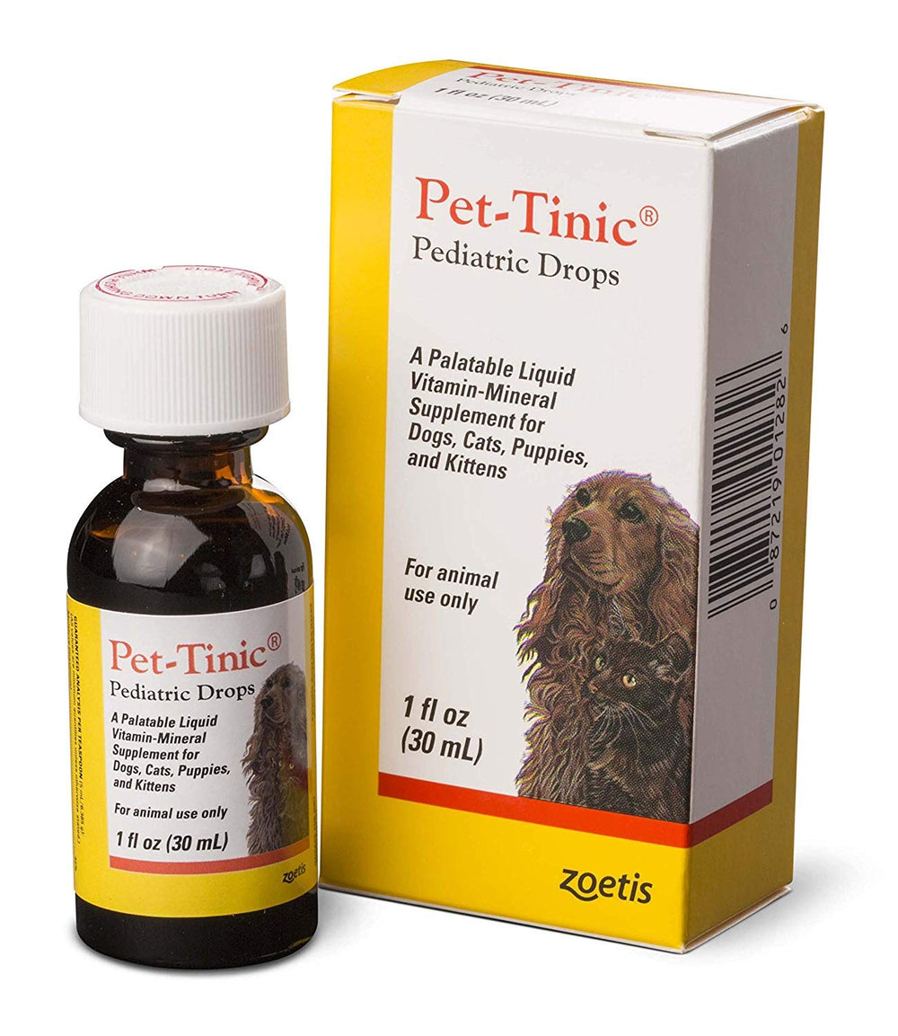 Zoetis Pet-Tinic administration à un chat et un chiot pour acceptation