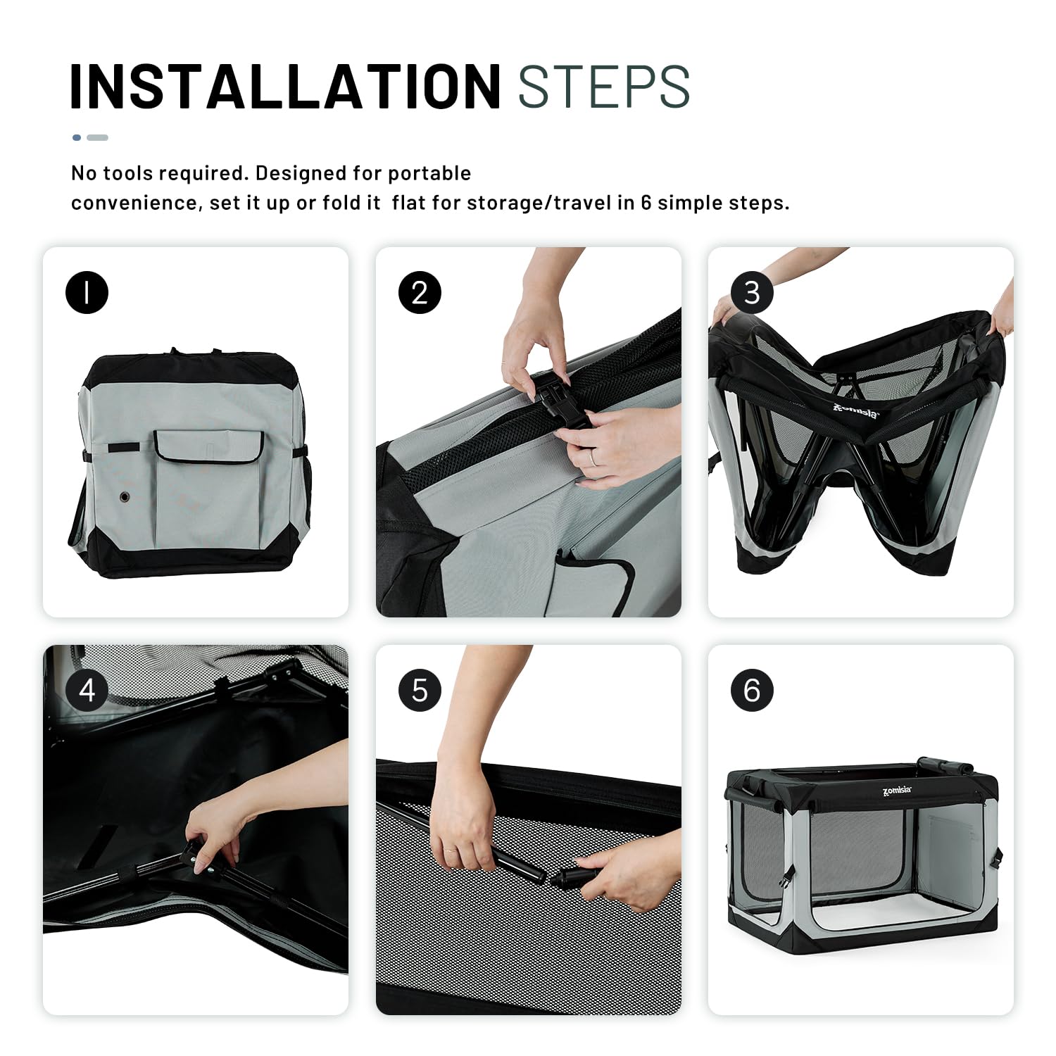 ZOMISIA porte zippée enroulée pour accès libre et transition aisée intérieur/extérieur