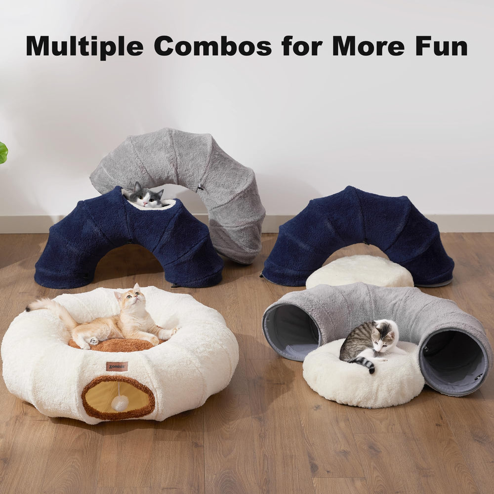 ZOMISIA tunnel configuré en S illustrant modularité pour varier le jeu