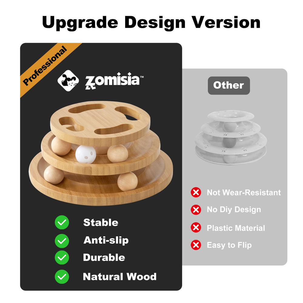 ZOMISIA comparaison taille montrant dimensions adaptées chatons