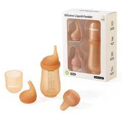 ZONEXCHIC biberon face avant montrant ergonomie et graduation précise