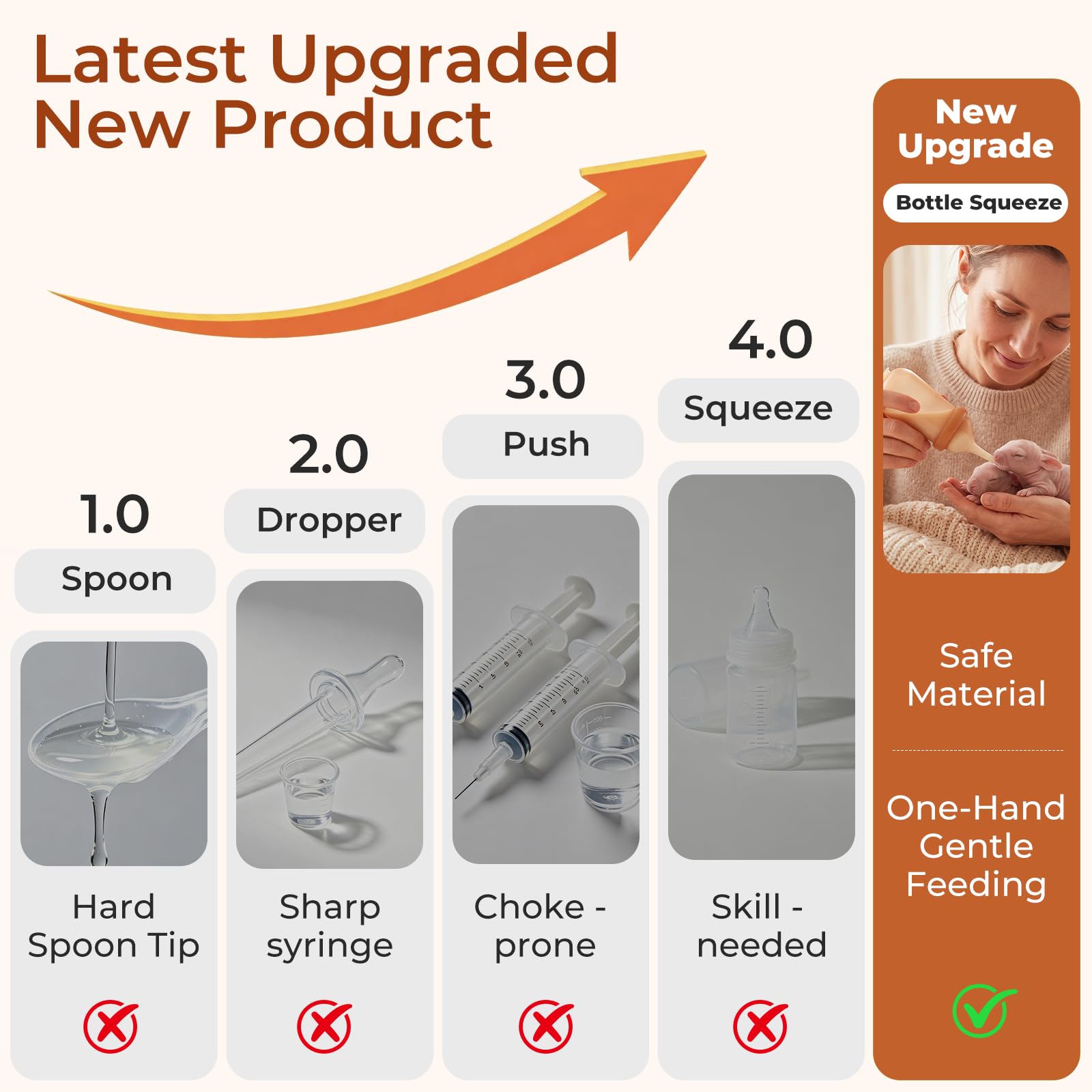 ZONEXCHIC comparaison de taille avec une main pour évaluer capacité 90 ml