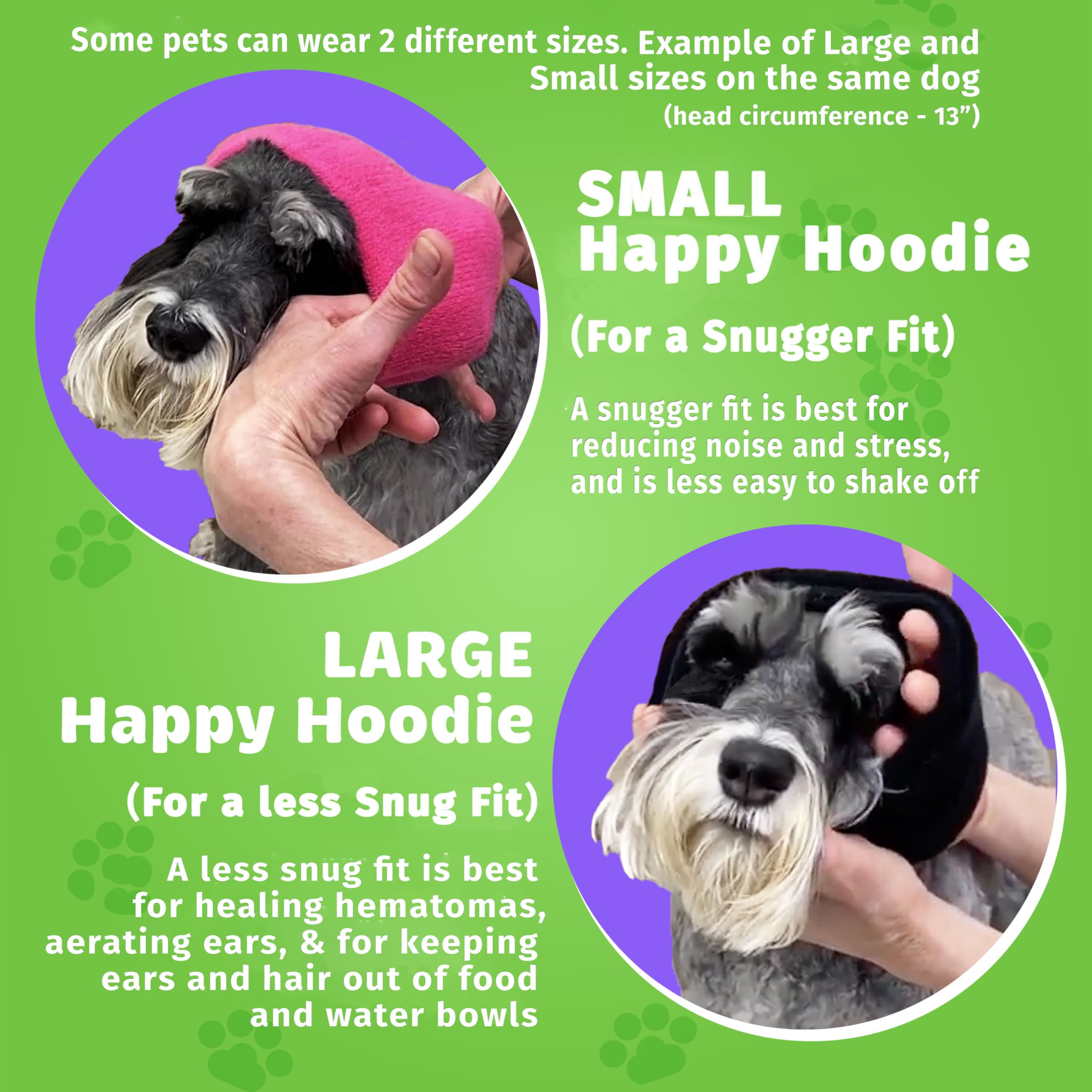 ZONI PETS Happy Hoodie en voiture aidant à calmer l'anxiété du trajet