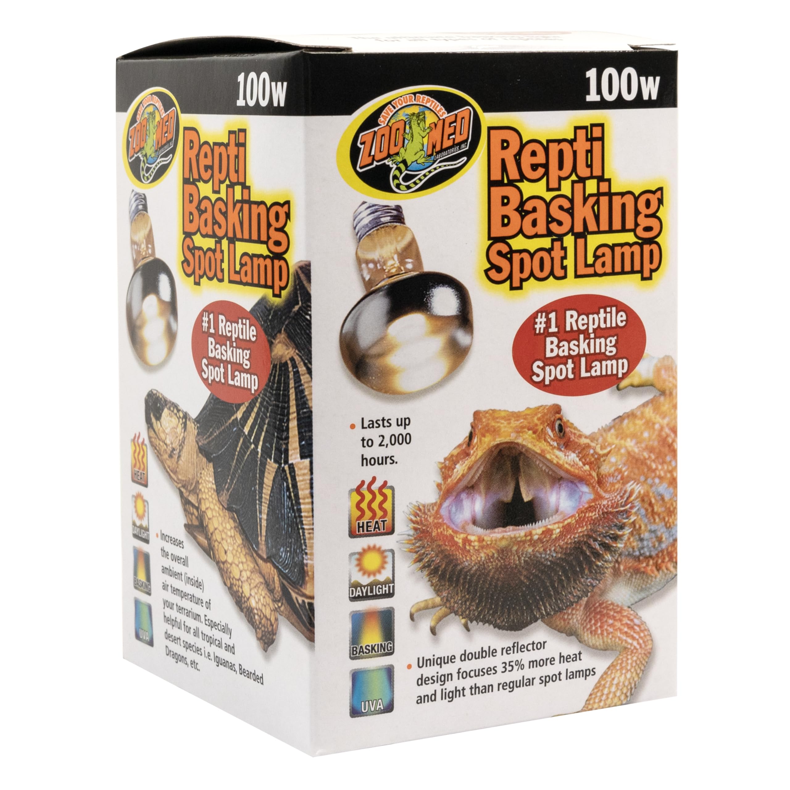 Zoo Med ampoule gros plan verre et filament garantissant diffusion efficace