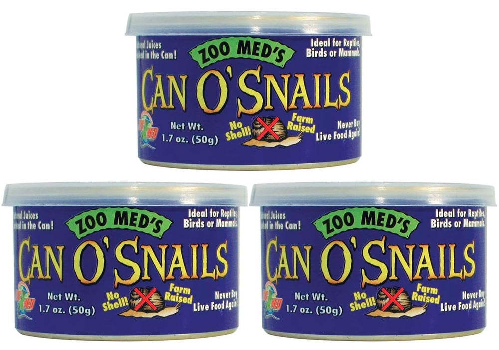 Zoo Med boîte Can O' Snails face avant pratique pour nourrir rapidement