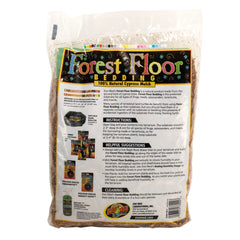 Zoo Med substrat installé dans terrarium, bénéfice aspect forestier naturel