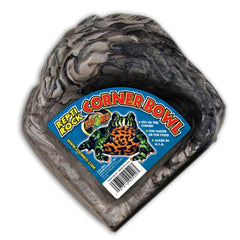 Zoo Med gros plan de la texture rocheuse facilitant le camouflage naturel