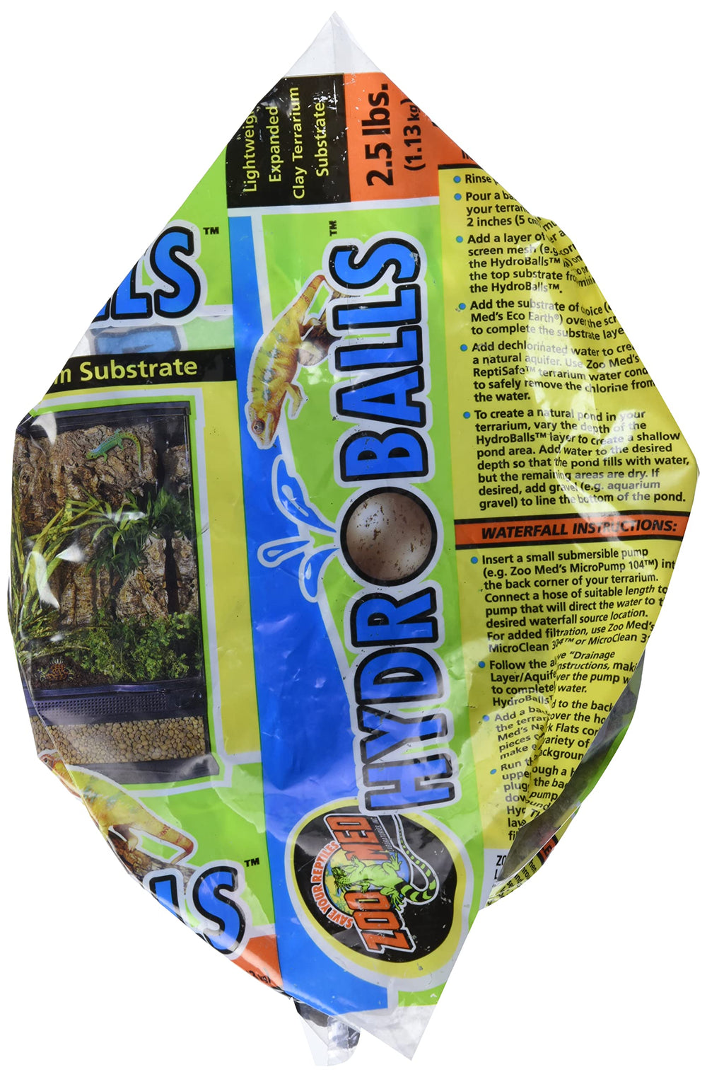 Zoo Med HydroBalls en terrarium avec plantes augmentant humidité et croissance