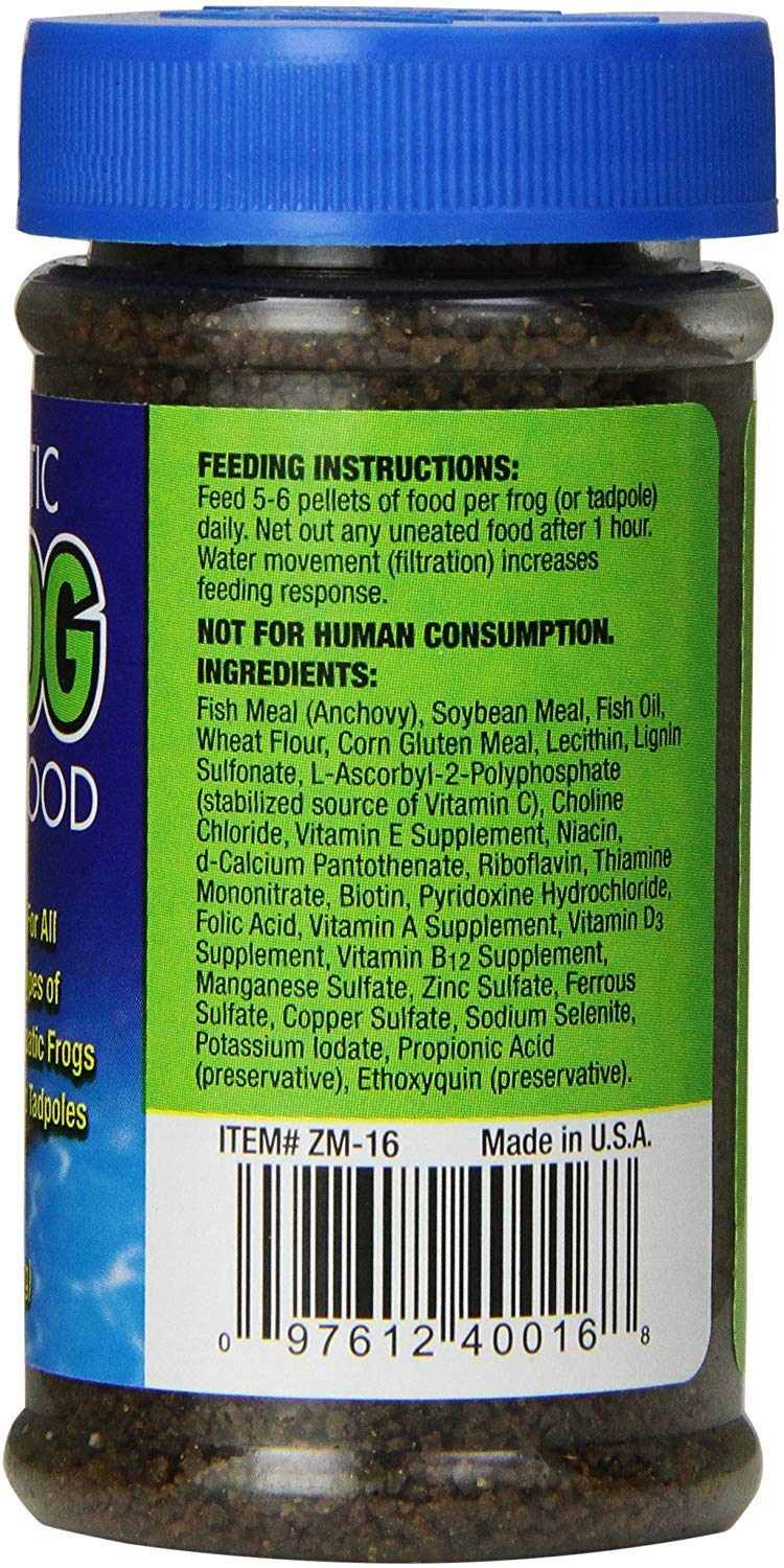 Zoo Med gros plan sur micro-granules coulant, riche en protéines pour nutrition efficace