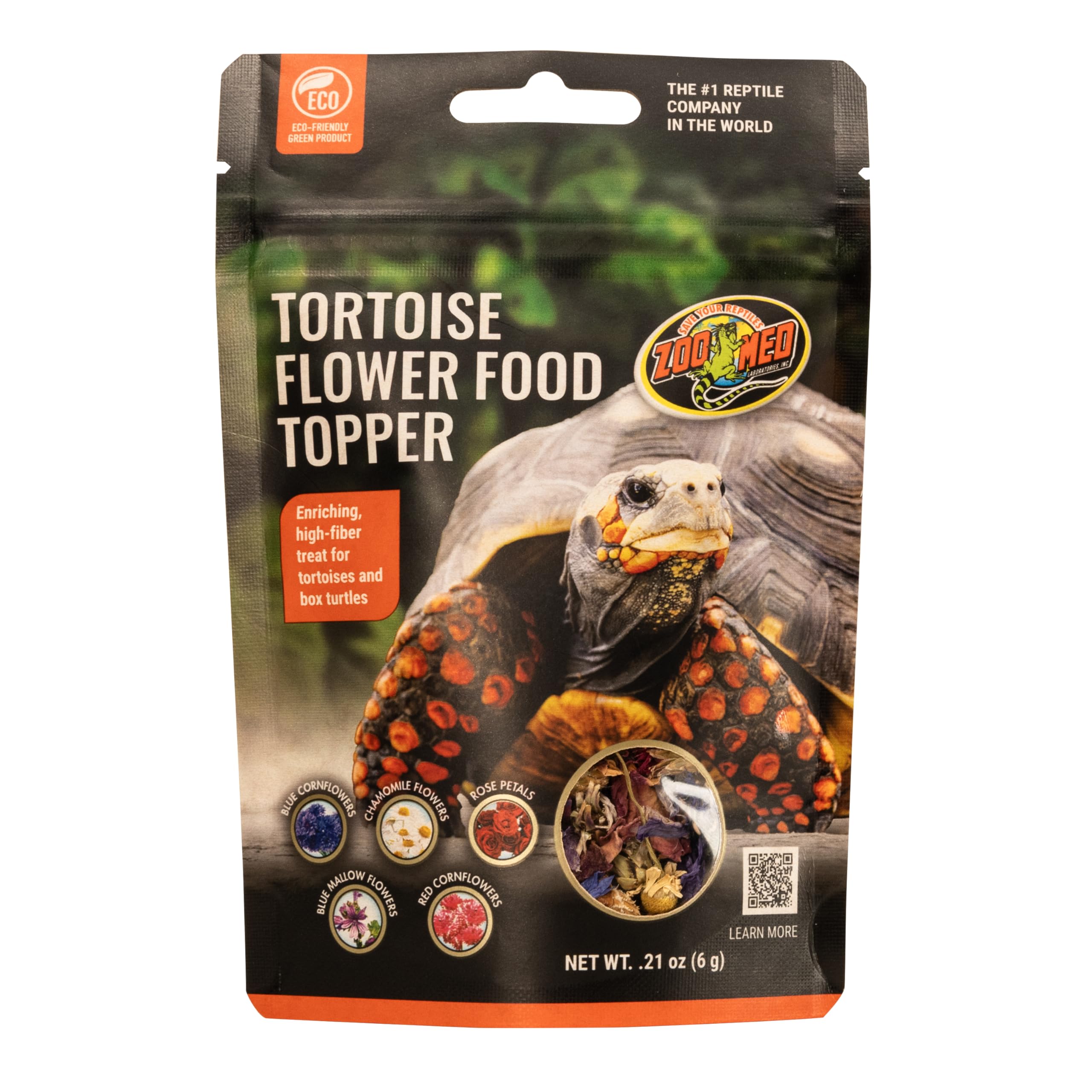 Zoo Med emballage face avant montrant le pack de 4 pour enrichissement nutritionnel