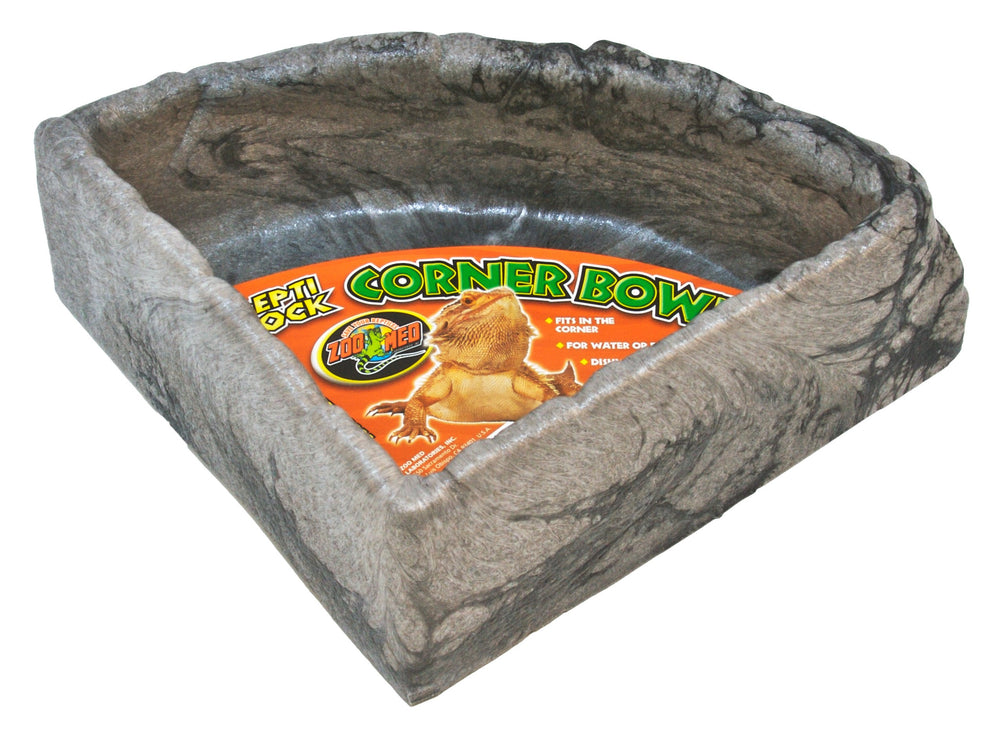 Zoo Med Reptile Rock coin grand montrant la taille et facilité de trempage
