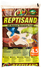 Zoo Med ReptiSand dans terrarium avec reptile, crée zones chaudes et comportement naturel