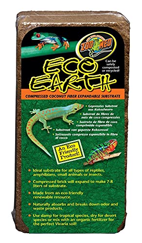 Zoo Med substrat en terrarium avec plantes pour un habitat naturel