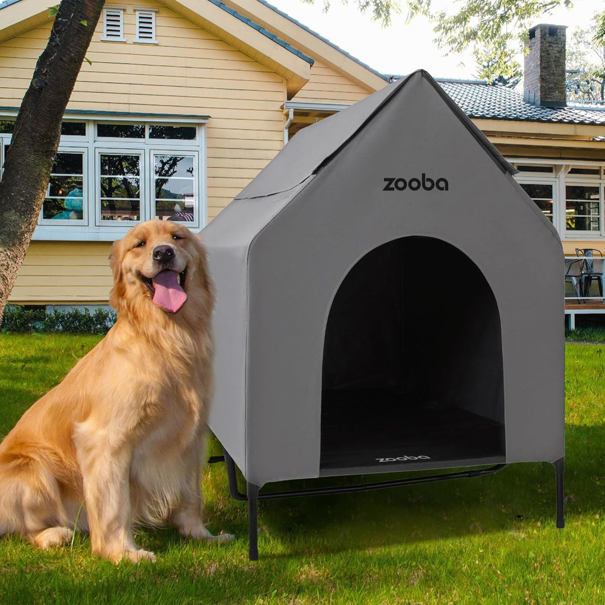 Zooba face avant de la niche montrant abri imperméable et protection