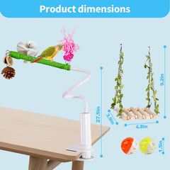 ZooVibe perchoir avec balançoire en action pour jeu et équilibre