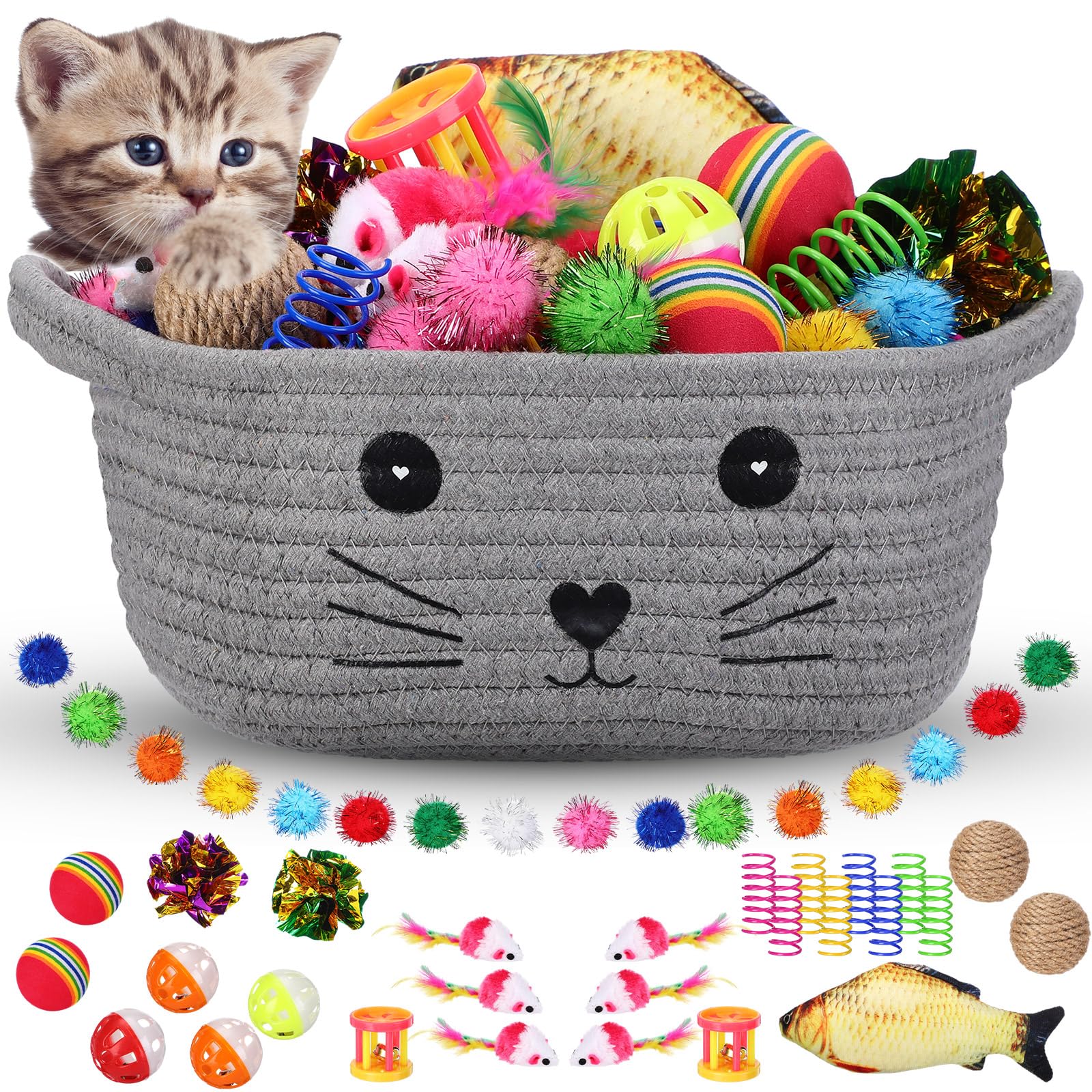 Zopeal panier tressé face montrant rangement organisé et gain de place