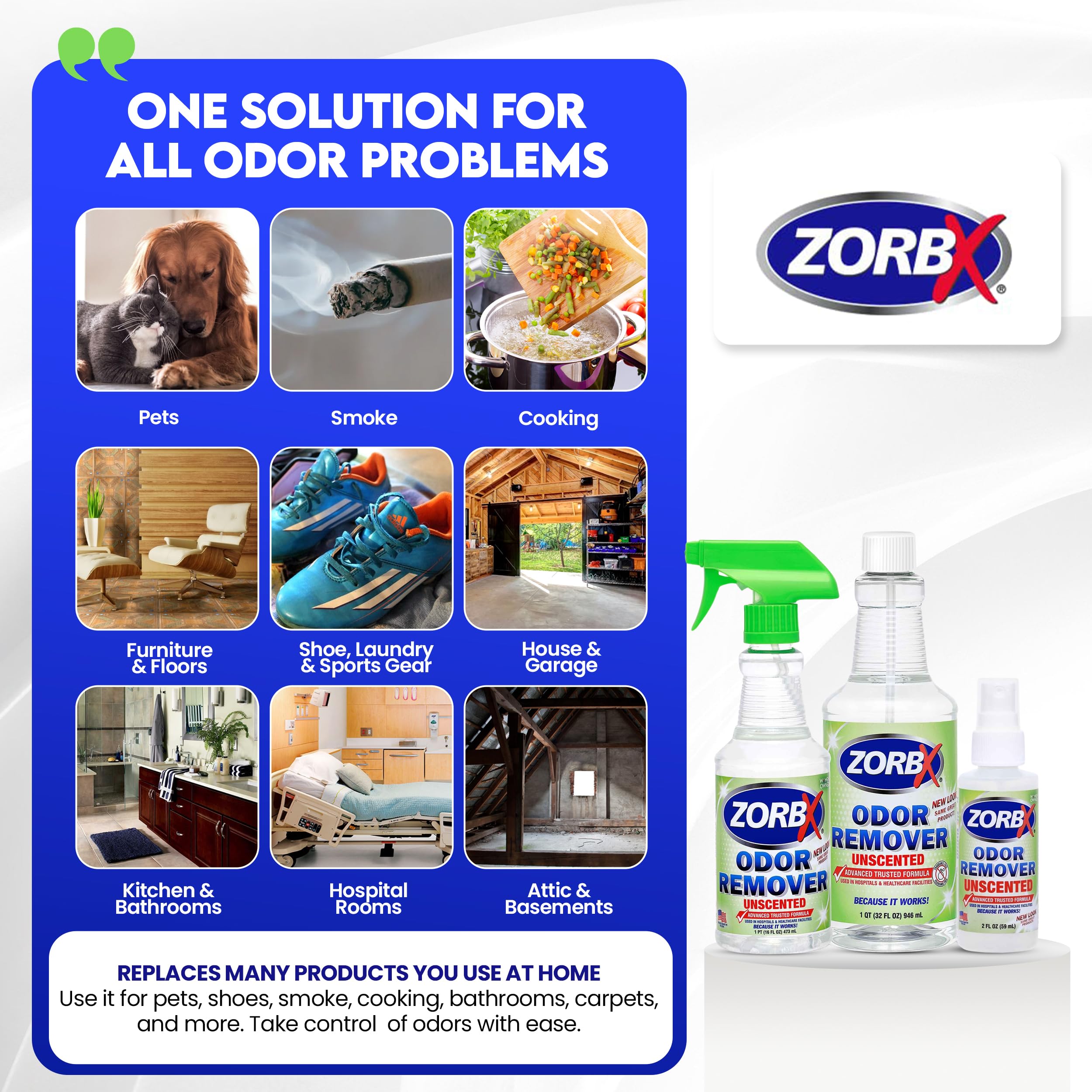 ZORBX application sur canapé protégeant tissu et neutralisant odeurs