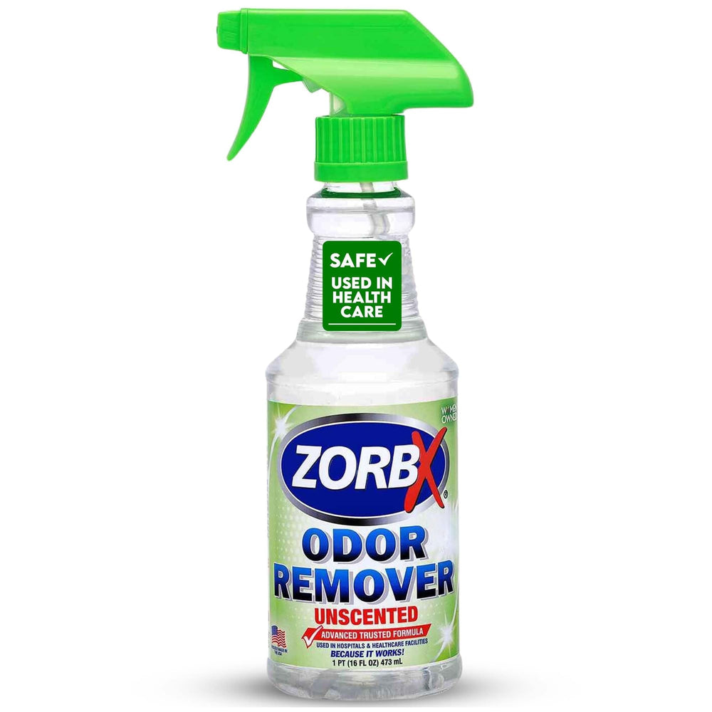 ZORBX flacon 16 oz face avant, neutralise odeurs efficacement