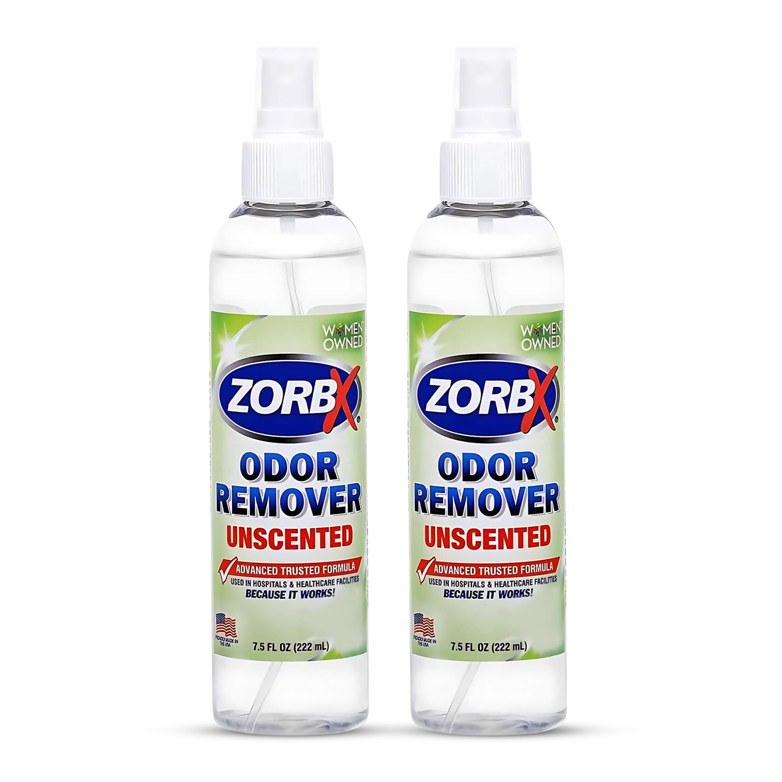 ZORBX flacon avant emballage montrant format compact et praticité