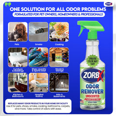 ZORBX étiquette zoom lisible indiquant formule hospitalière et sans parfum