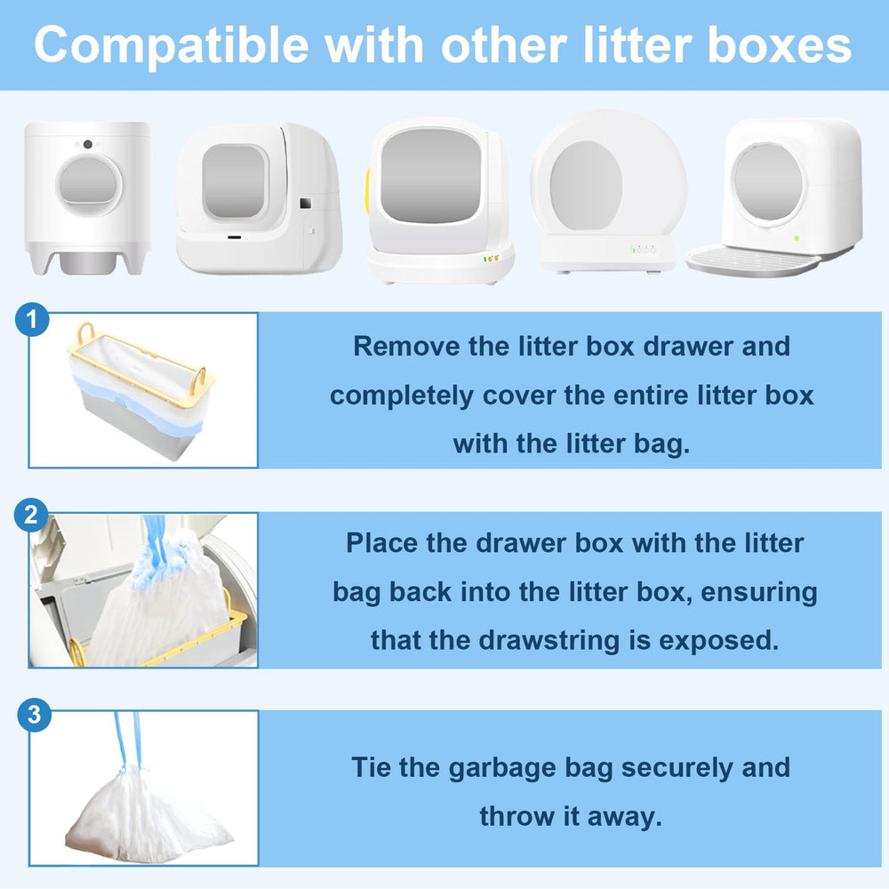 ZPSOX sac ouvert illustrant capacité d’environ 5 gallons utile pour litière