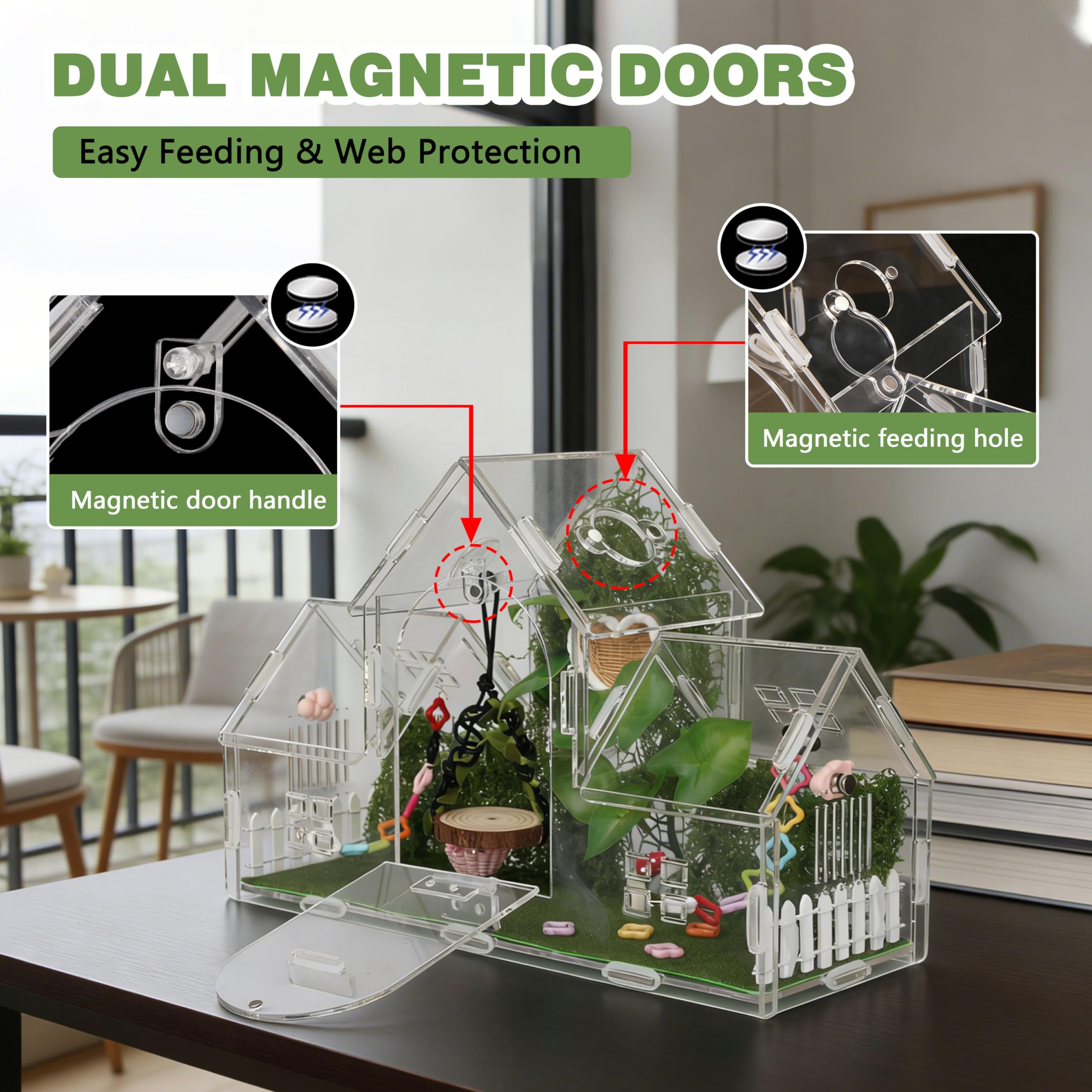 ZUIFIANLE ensemble d’accessoires posés illustrant aménagement naturel rapide
