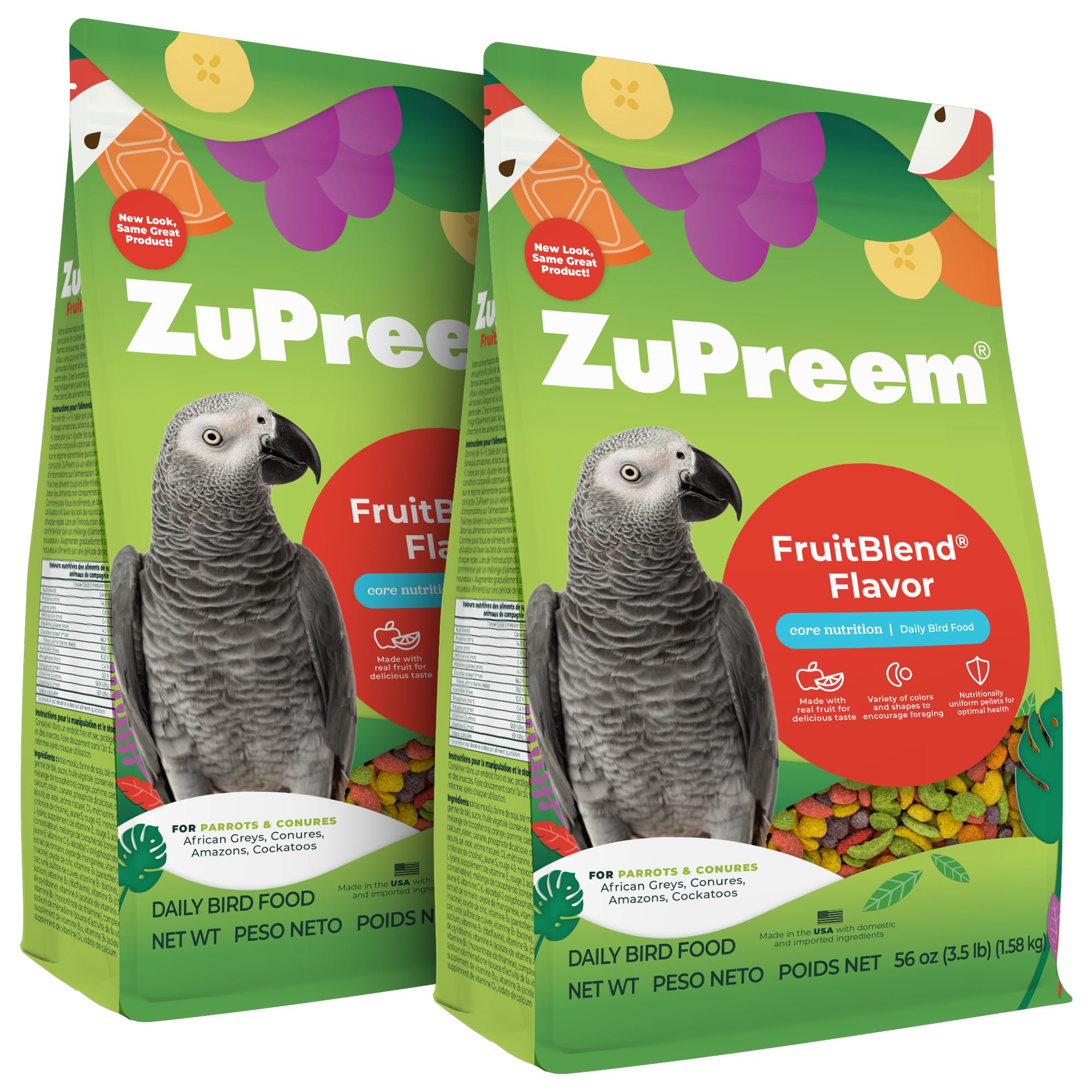 ZuPreem emballage avant montrant taille et format pratique pour stockage