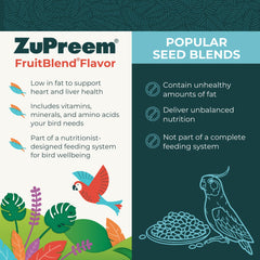 ZuPreem pellets dans la main pour visualiser la taille et convenance