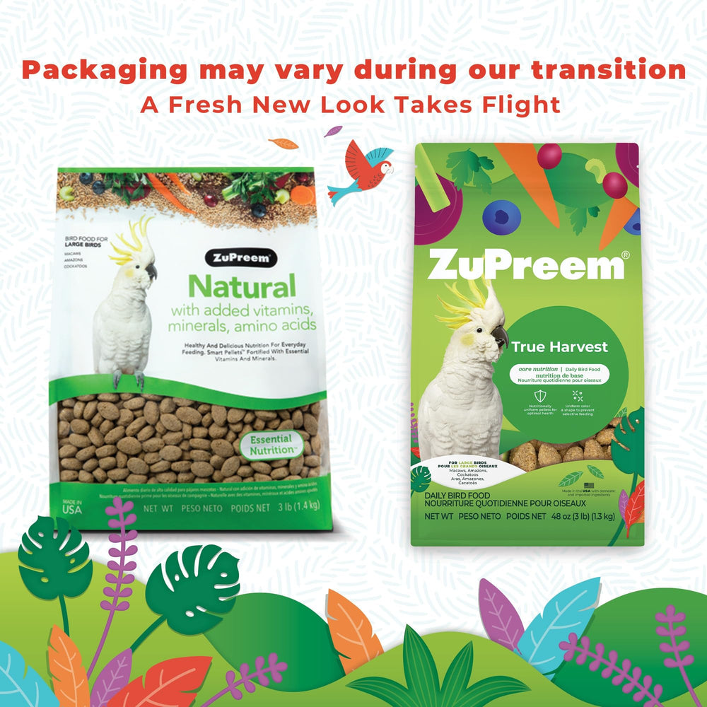 ZuPreem granulés gros plan montrant la texture stable pour nutrition constante