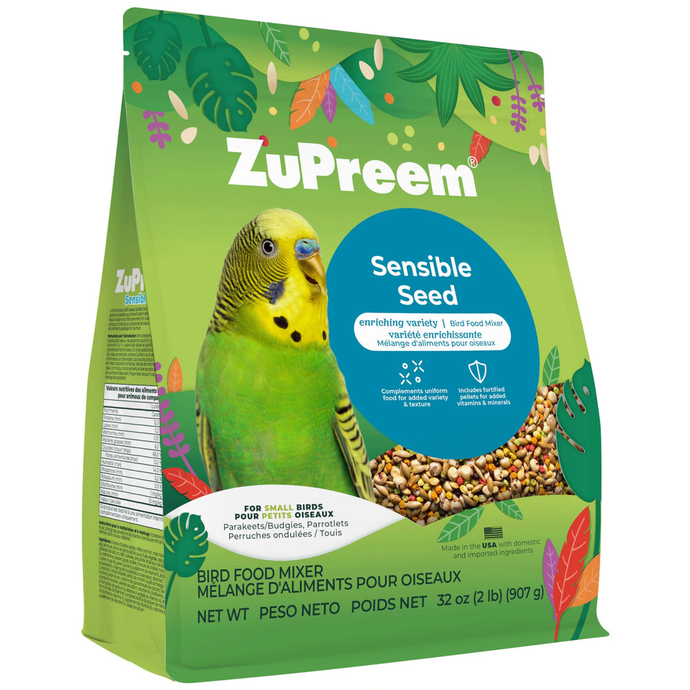 ZuPreem sachet fermé montrant l’étiquette et avantage nutritionnel