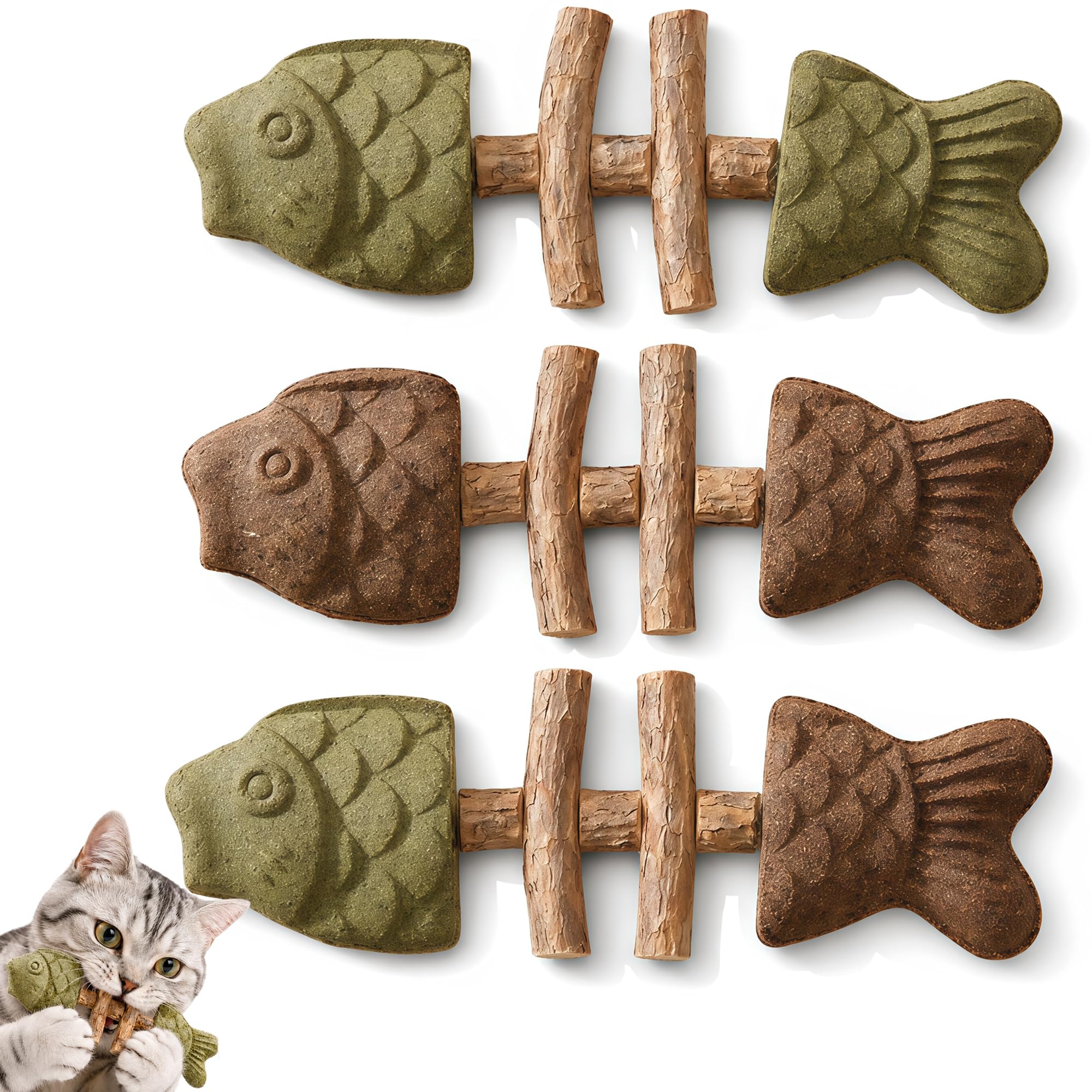 ZWJ bâtonnet poisson packaging montrant les trois pièces et bénéfice d'occupation