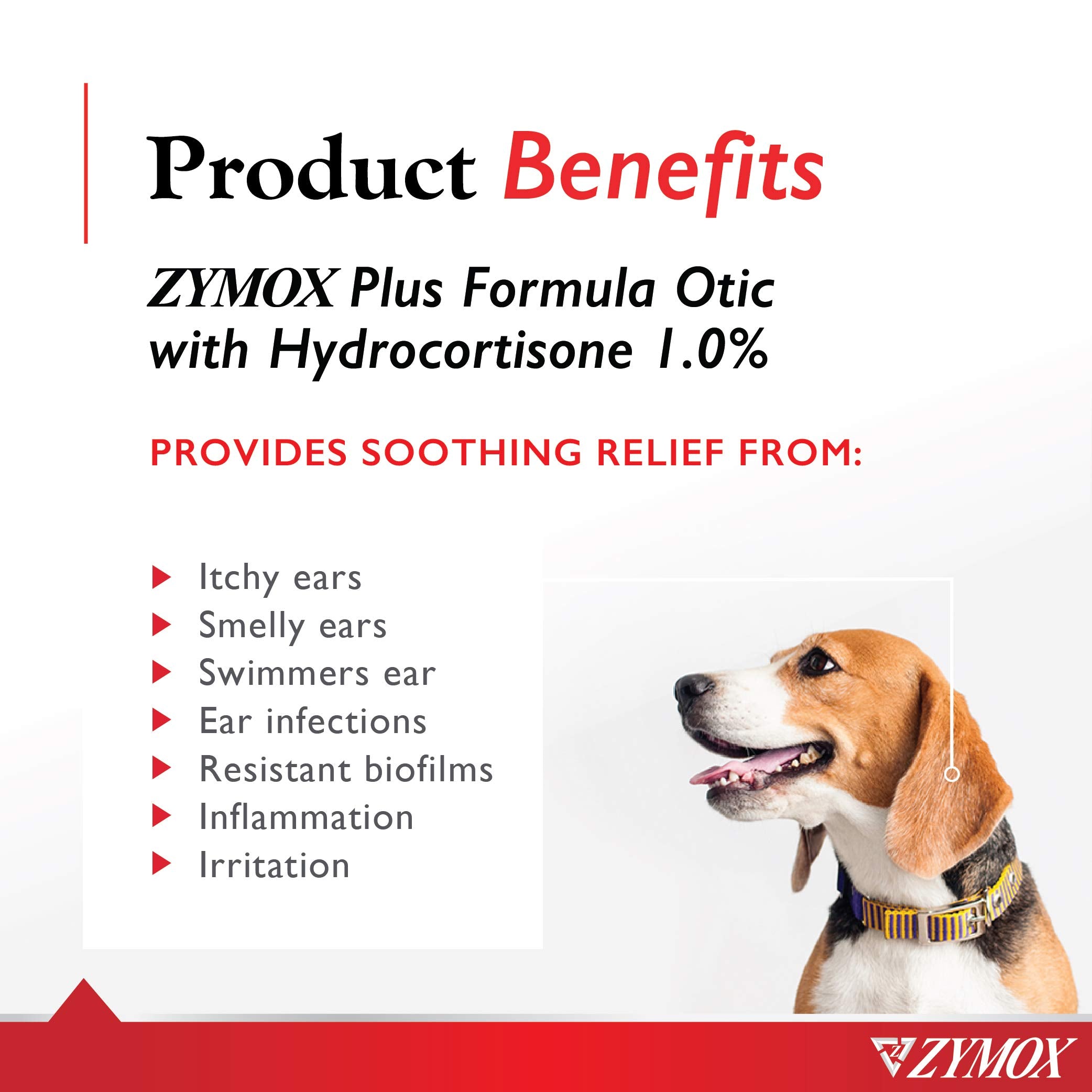 Zymox applicateur en gros plan illustrant distribution précise et confort