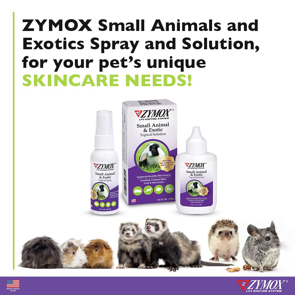 Étiquette Zymox et liste d'ingrédients mettant en avant formule sans stéroïdes