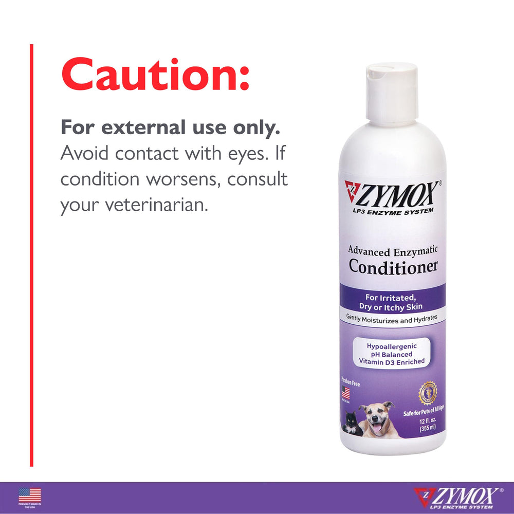 ZYMOX pelage démêlé après usage, pelage lisse et brillant
