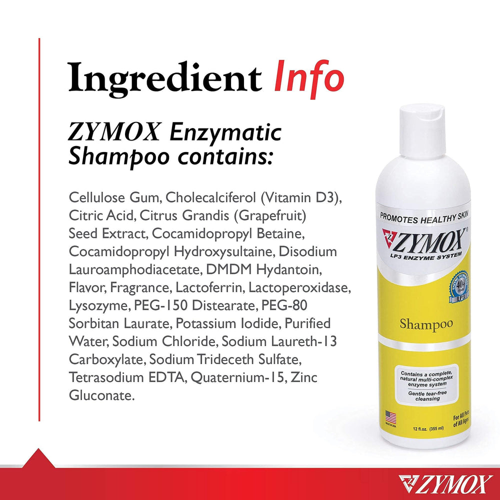 Zymox 12oz à côté d’un objet pour comparer la taille pratique pour la maison